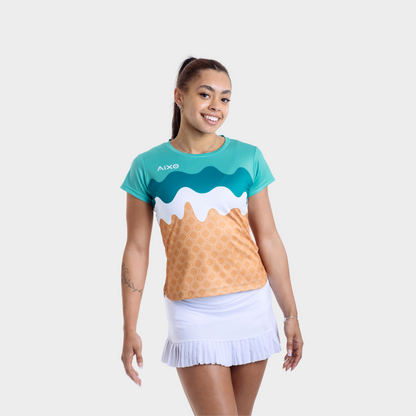 Aixo Sundae Womens T Shirt Mint Delight