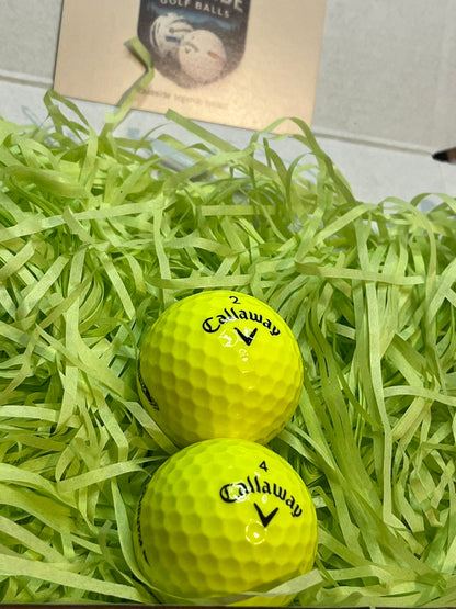 24 Callaway Warbird Optic 24 Callaway CXR Mix White Golf Balls