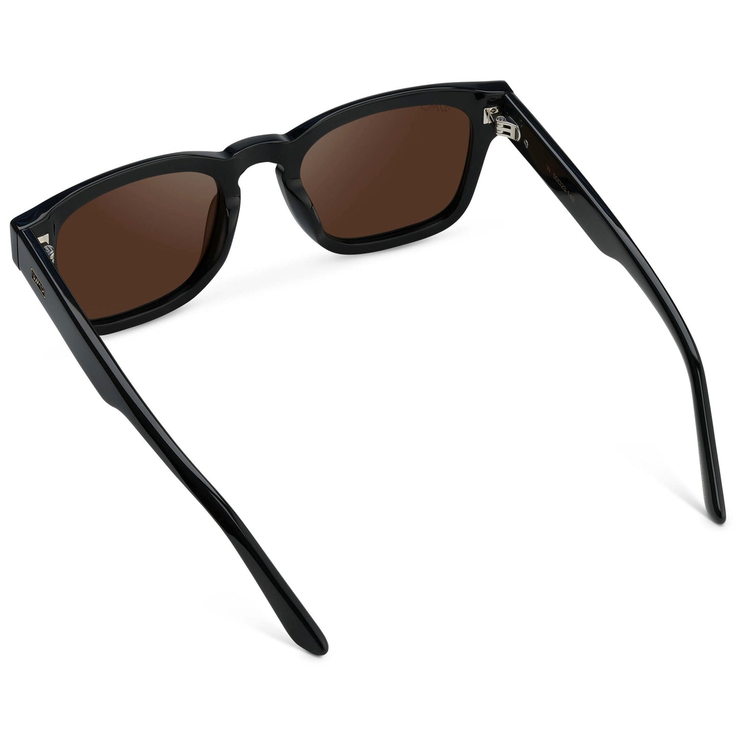 WAYNE Men's Bold Rectangular Sunglasses in Black by WMP Eyewear