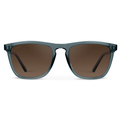 WESLEY Polarized Men's Sunglasses in Crystal Stone Blue by WMP Eyewear UK