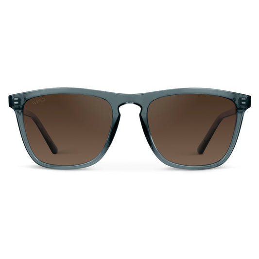 WESLEY Polarized Men's Sunglasses in Crystal Stone Blue by WMP Eyewear UK