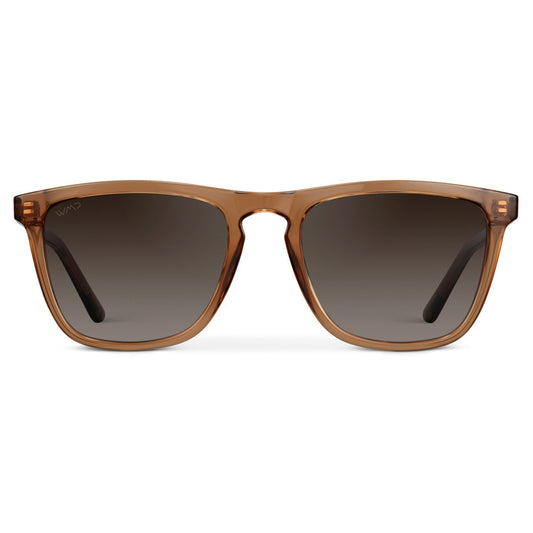 WESLEY Polarized Men's Sunglasses in Crystal Brown by WMP Eyewear UK