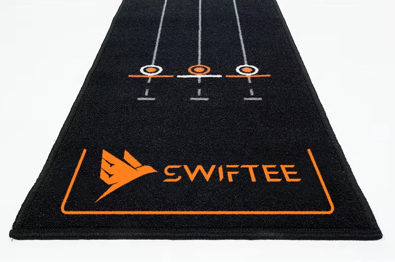 SWIFTEE 3m Golf Putting Mat Straight Line Trainer Distance Target Practice Training Aid Free Delivery