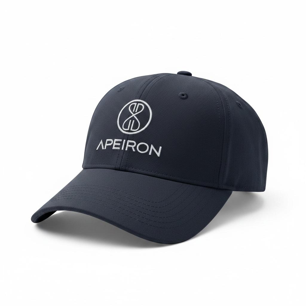 Navy Blue Apeiron Logo Cap