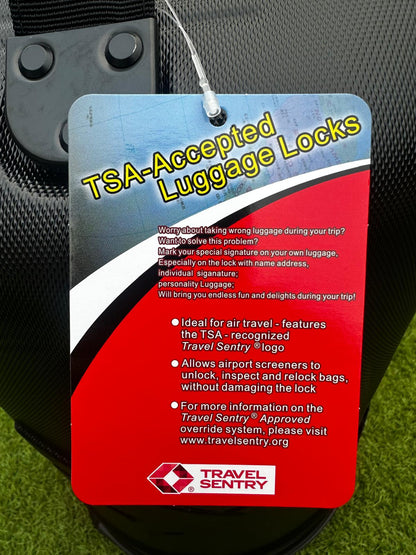 SWIFTEE Premium Golf Travel Bag with Hard Case Top & TSA Lock – 1680D Oxford, Oversized Wheels, Lightweight Airline Carrier for Maximum Club Protection