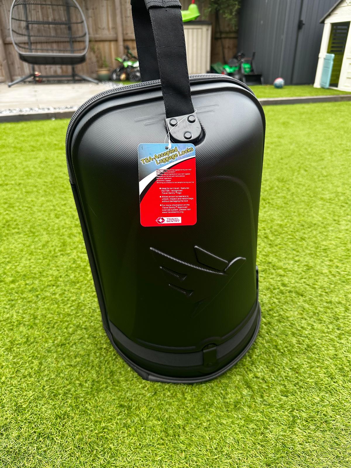 SWIFTEE Premium Golf Travel Bag with Hard Case Top & TSA Lock – 1680D Oxford, Oversized Wheels, Lightweight Airline Carrier for Maximum Club Protection