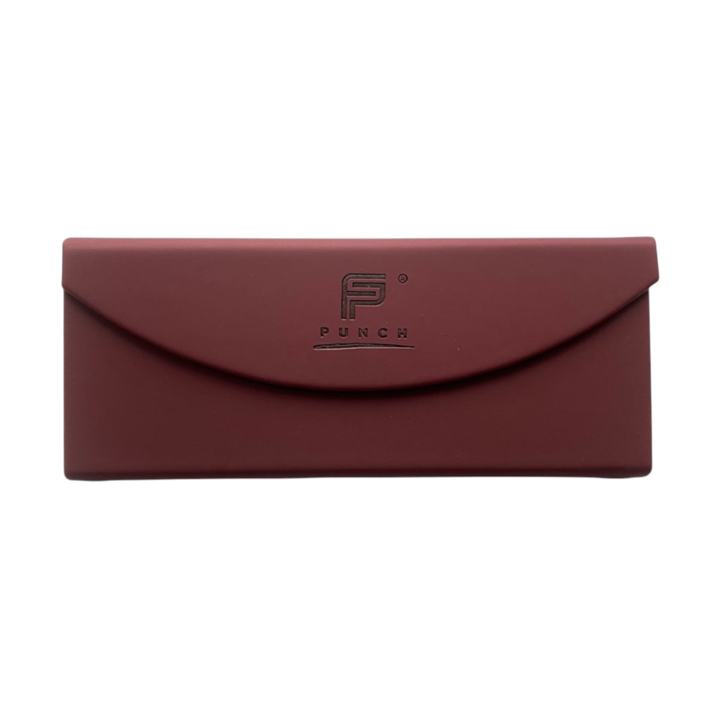 Foldable Sunglasses Case in Wine Red by PUNCH