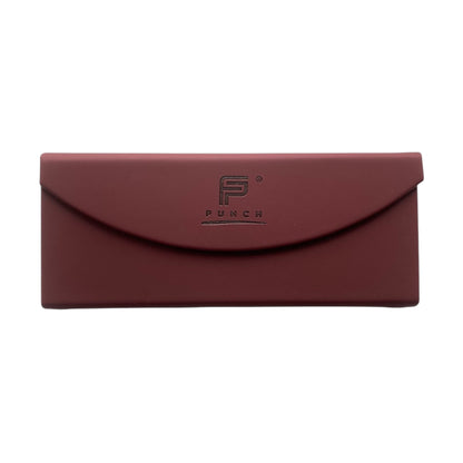 Foldable Sunglasses Case in Wine Red by PUNCH