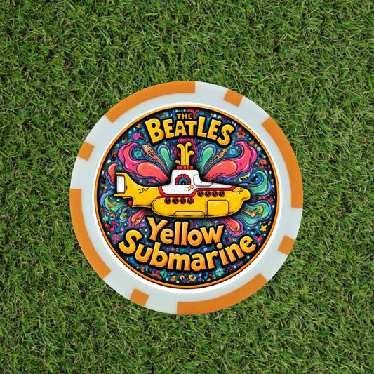 Beatles - Yellow Submarine Poker Chip
