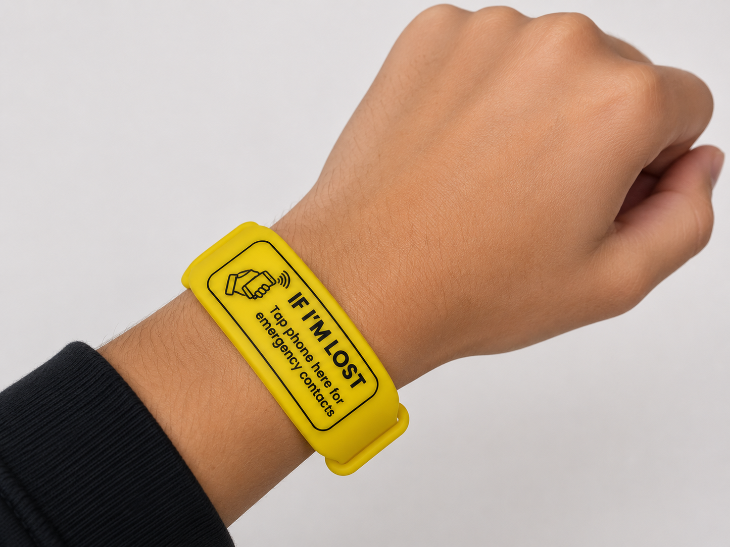 Scan me if I'm Lost Band - Fits Age 7 - Adult