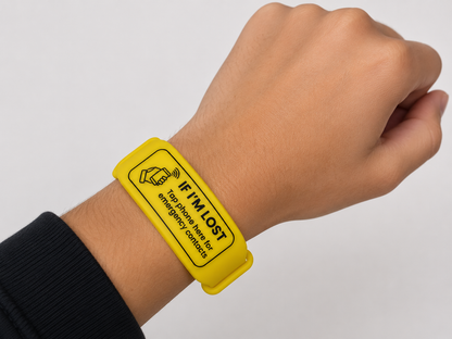 Scan me if I'm Lost Band - Fits Age 7 - Adult