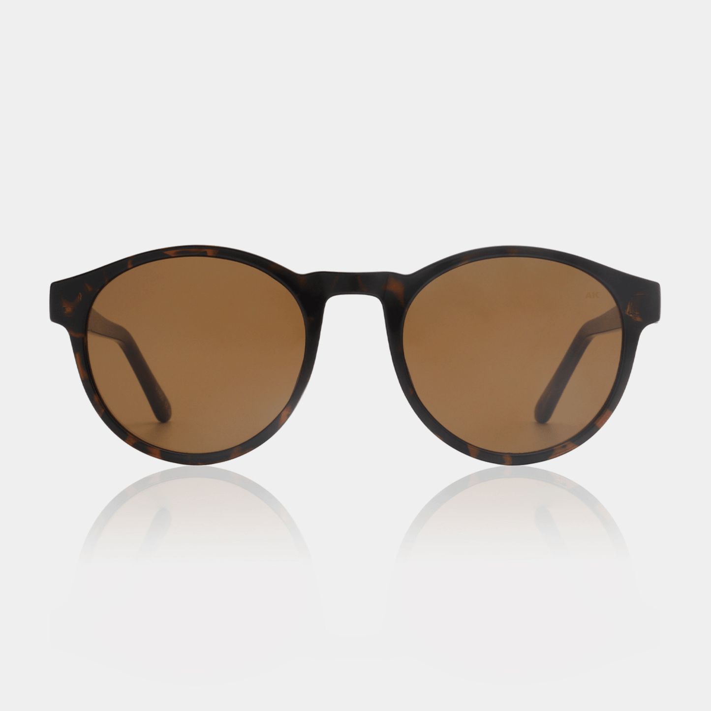 Demi Tortoise Round Unisex UV400 Sunglasses | A.KJÆRBEDE Marvin