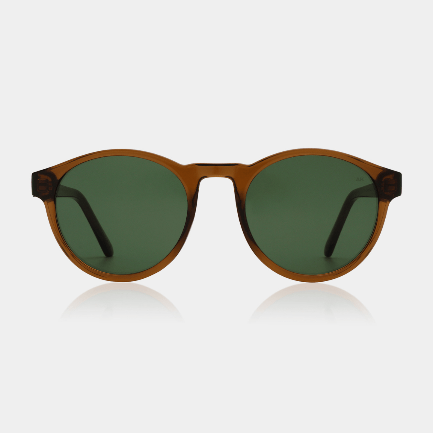 Marvin Round Smoke Transparent Unisex UV400 Sunglasses