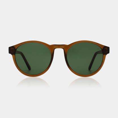 Marvin Round Smoke Transparent Unisex UV400 Sunglasses