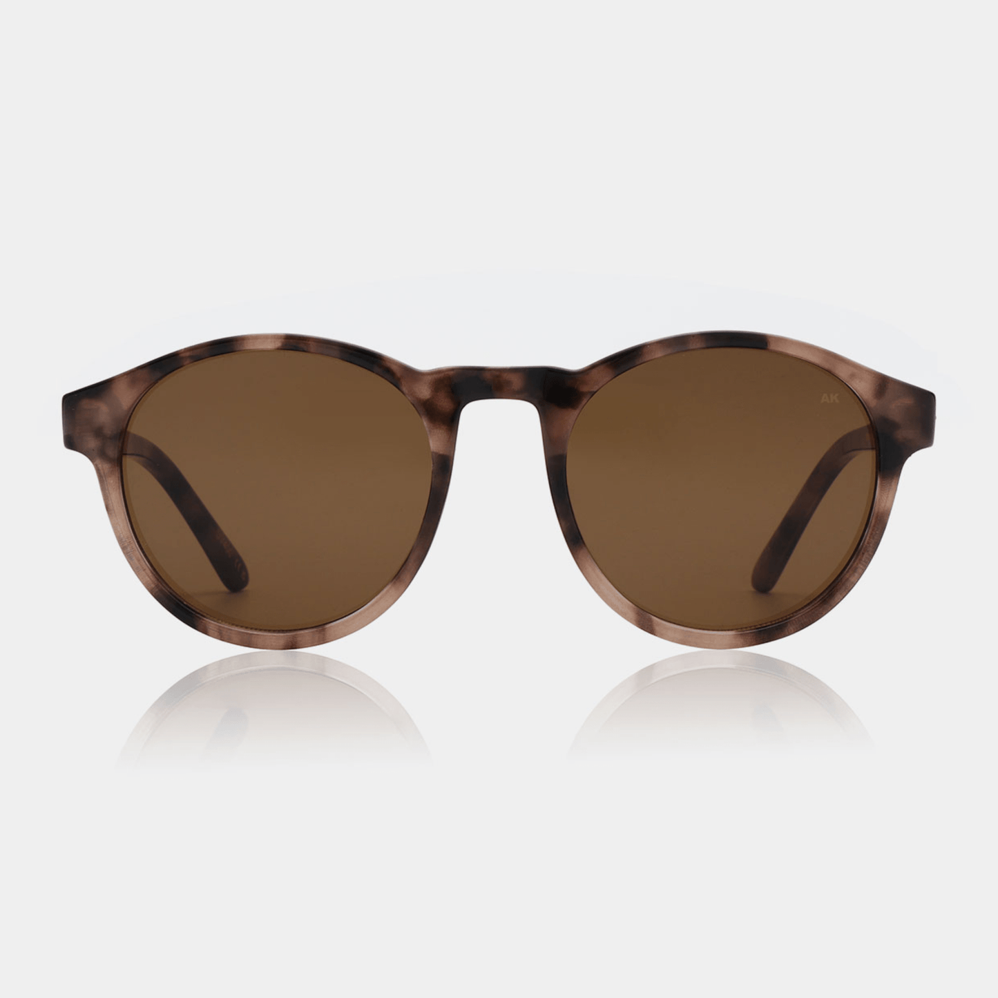 Marvin Round Tortoise Sunglasses UV400 | Unisex by AKJAERBEDE