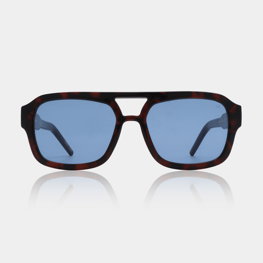 A.KJÆRBEDE KAYA Sunglasses l Demi Tortoise, Blue Lens