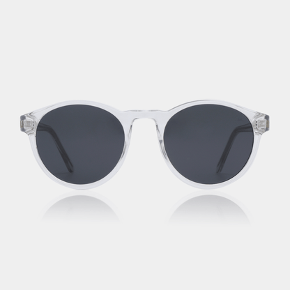 A.KJÆRBEDE (AKJAERBEDE) Marvin Sunglasses | Crystal Round Frame
