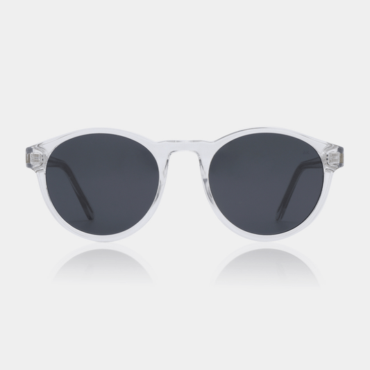 A.KJÆRBEDE (AKJAERBEDE) Marvin Sunglasses | Crystal Round Frame