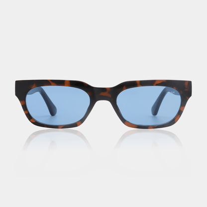 A.KJÆRBEDE BROR Sunglasses l Demi Tortoise, Blue Lens