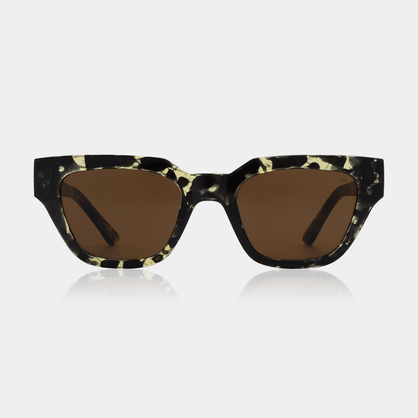 A.KJÆRBEDE KAWS Sunglasses l Black / Yellow Tortoise