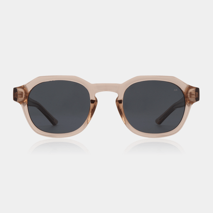 A.KJÆRBEDE (AKJAERBEDE) Zan Sunglasses | Champagne Frame, Grey Lens