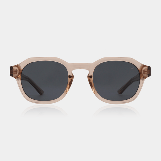 A.KJÆRBEDE (AKJAERBEDE) Zan Sunglasses | Champagne Frame, Grey Lens