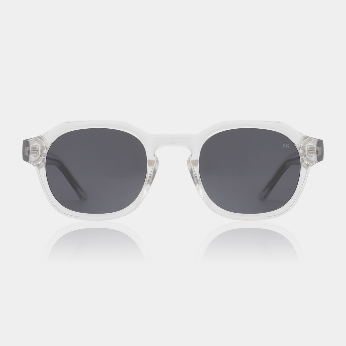 A.KJÆRBEDE (AKJAERBEDE) Zan Sunglasses | Crystal Frame, Grey Lens
