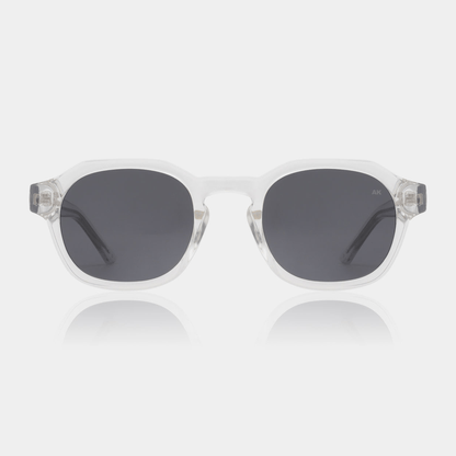 A.KJÆRBEDE (AKJAERBEDE) Zan Sunglasses | Crystal Frame, Grey Lens