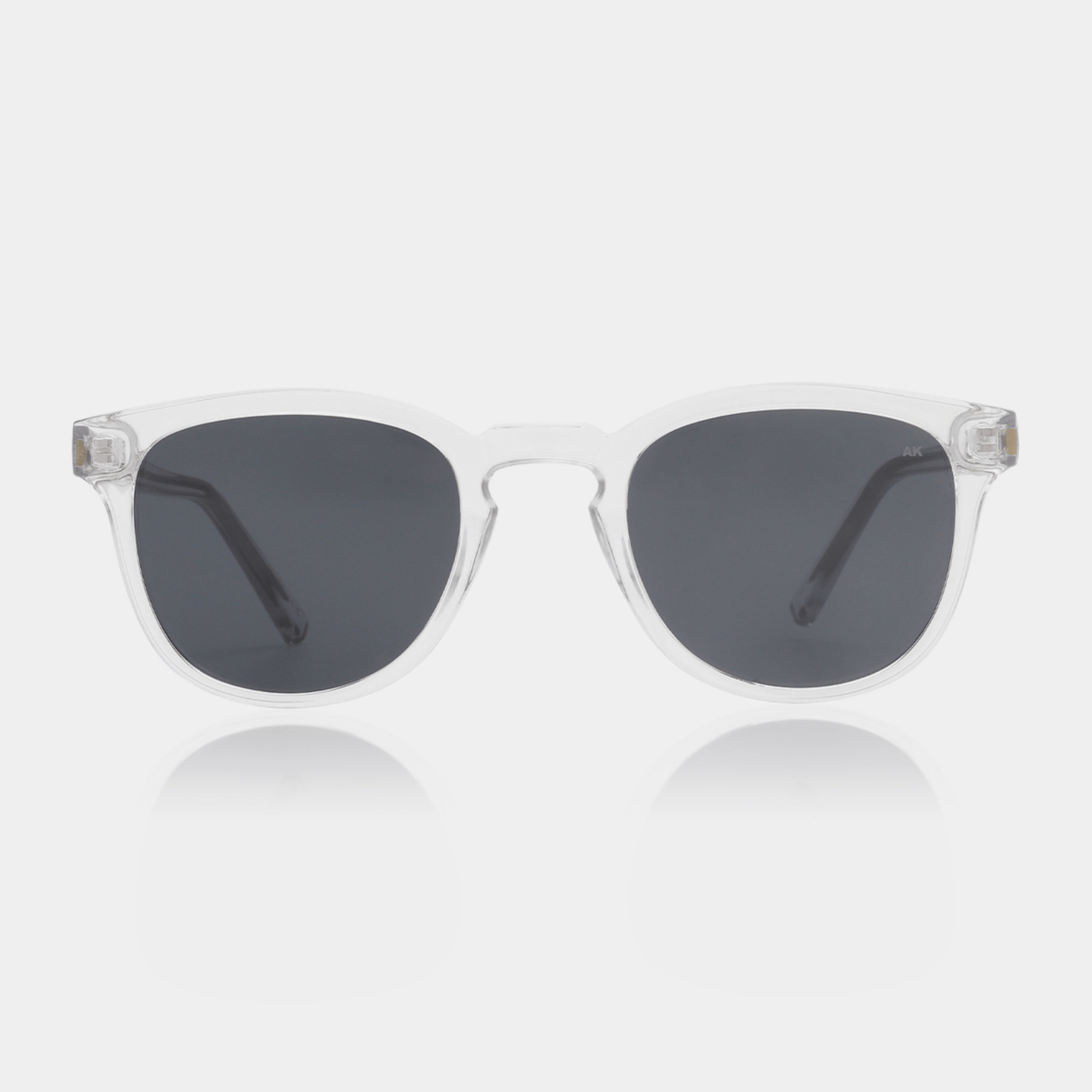 Clear Square Sunglasses for Large Faces | UV400 by A.KJÆRBEDE