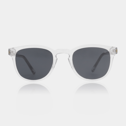Clear Square Sunglasses for Large Faces | UV400 by A.KJÆRBEDE