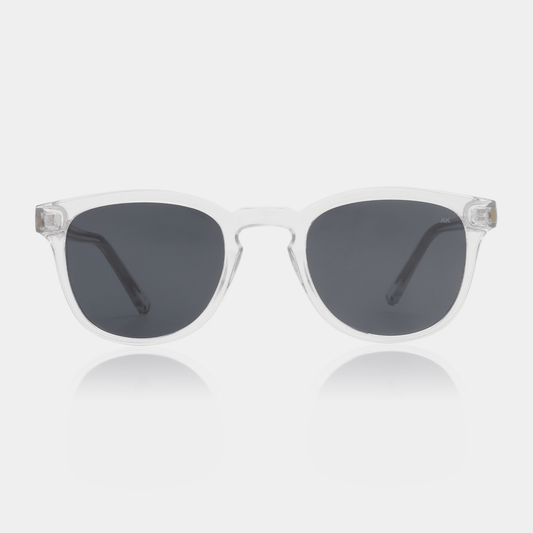 A.KJÆRBEDE (AKJAERBEDE) Bate Sunglasses | Crystal Transparent Square Frame