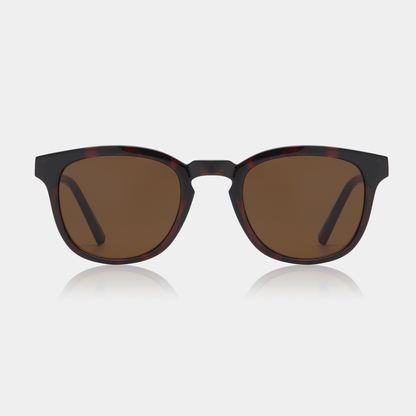 AKJAERBEDE Bate Demi Tortoise Square Sunglasses UV400