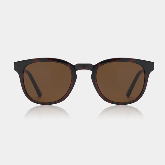 AKJAERBEDE Bate Demi Tortoise Square Sunglasses UV400
