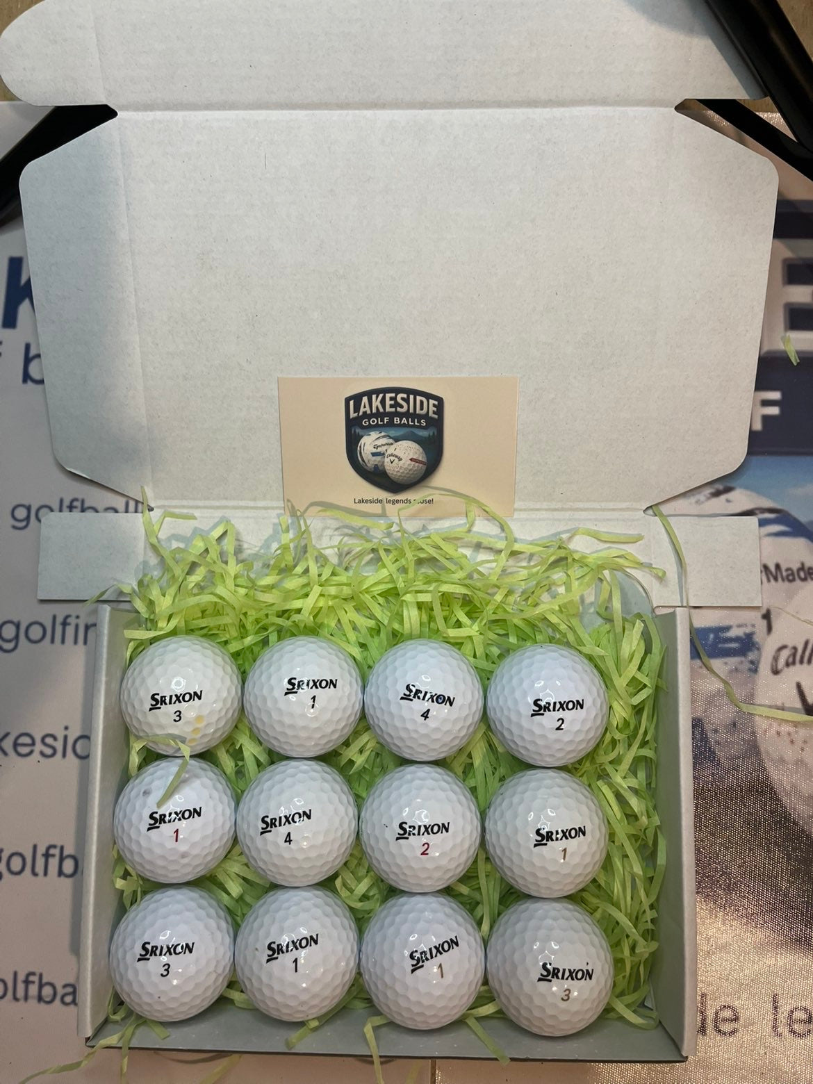 12 Srixon Z-Star Mix White Golf Balls