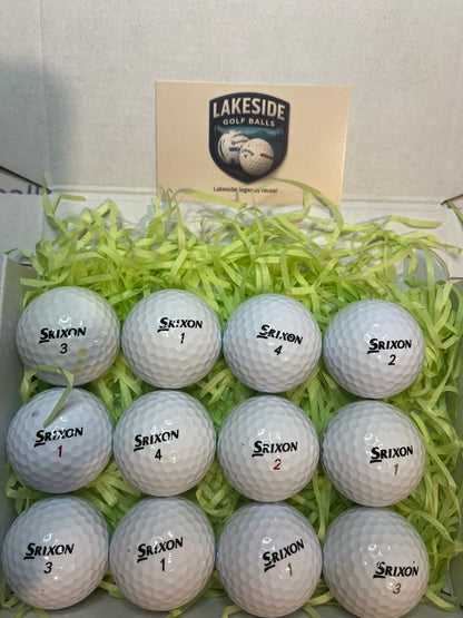 12 Srixon Z-Star Mix White Golf Balls