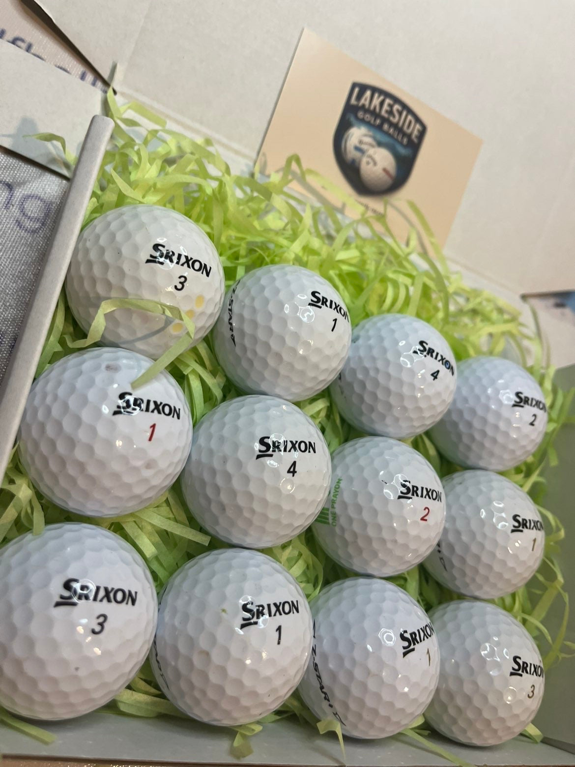 12 Srixon Z-Star Mix White Golf Balls