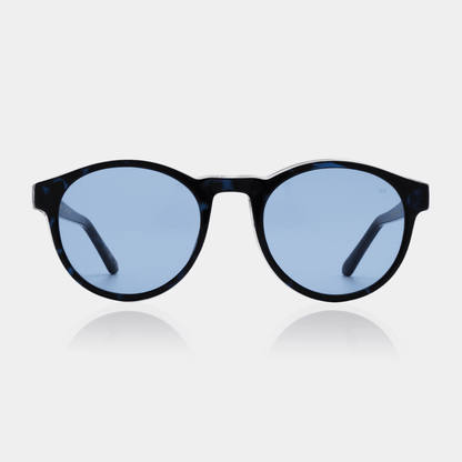 A.KJÆRBEDE (AKJAERBEDE) Marvin Sunglasses | Blue Demi, Blue Lens