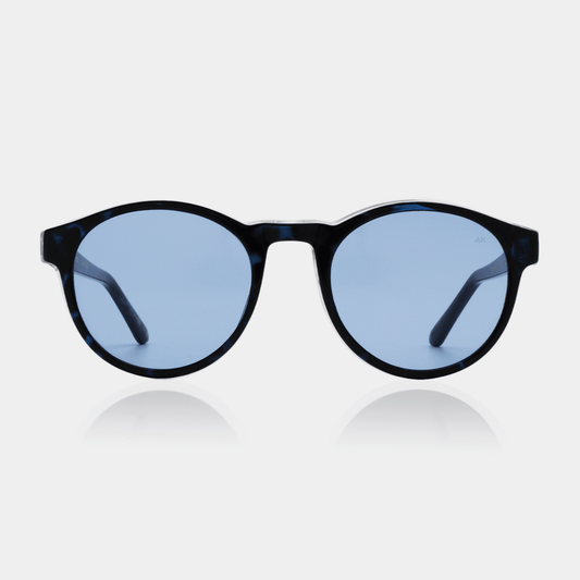 A.KJÆRBEDE (AKJAERBEDE) Marvin Sunglasses | Blue Demi, Blue Lens