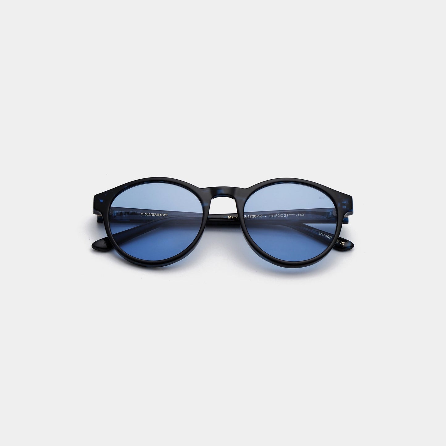 A.KJÆRBEDE (AKJAERBEDE) Marvin Sunglasses | Blue Demi, Blue Lens