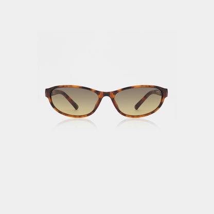 A.KJÆRBEDE ALEXA Narrow Cat Eye Sunglasses - Havana Tortoise