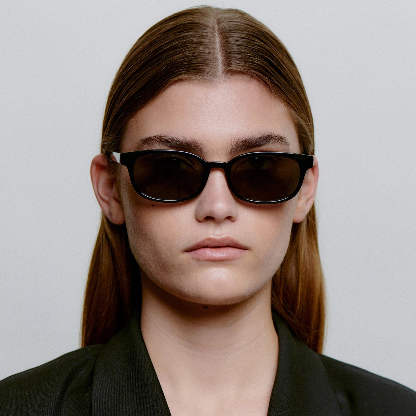 A.KJÆRBEDE CHARLIE Classic Rectangle Sunglasses - Black