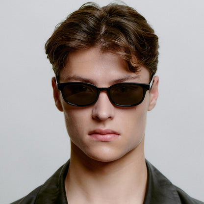 A.KJÆRBEDE CHARLIE Classic Rectangle Sunglasses - Black