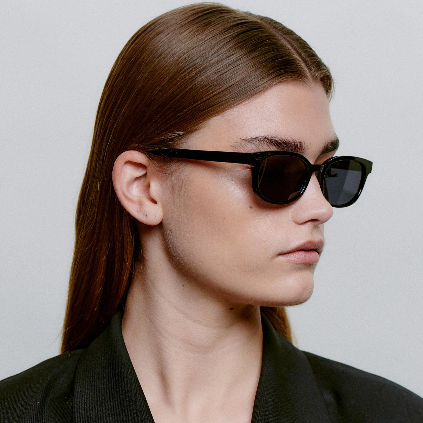 A.KJÆRBEDE CHARLIE Classic Rectangle Sunglasses - Black