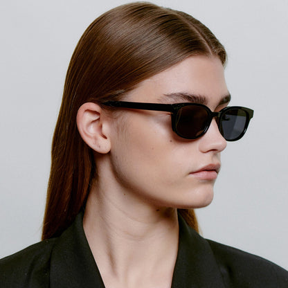 A.KJÆRBEDE CHARLIE Classic Rectangle Sunglasses - Black