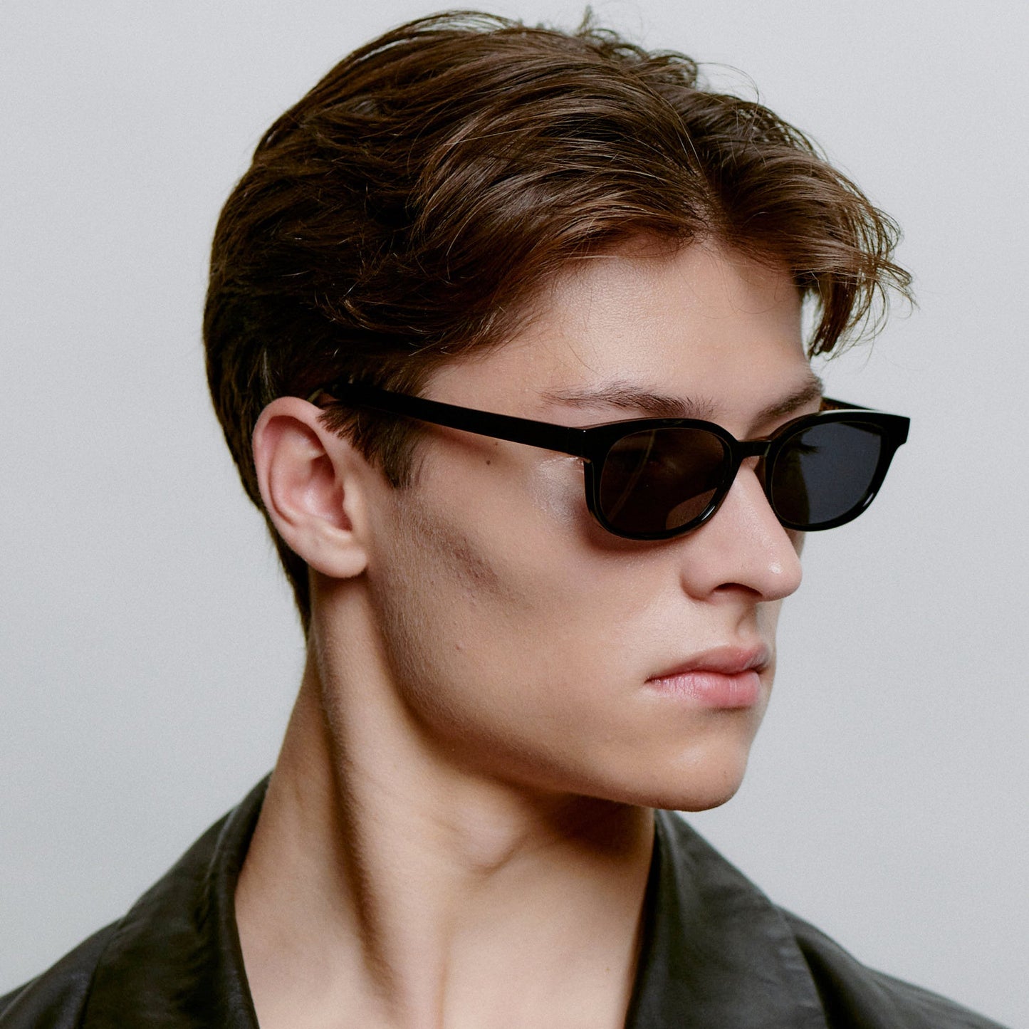A.KJÆRBEDE CHARLIE Classic Rectangle Sunglasses - Black