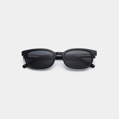 A.KJÆRBEDE CHARLIE Classic Rectangle Sunglasses - Black