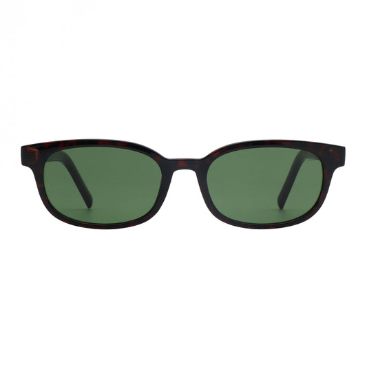 A.KJÆRBEDE CHARLIE Classic Rectangle Sunglasses - Demi Tortoise