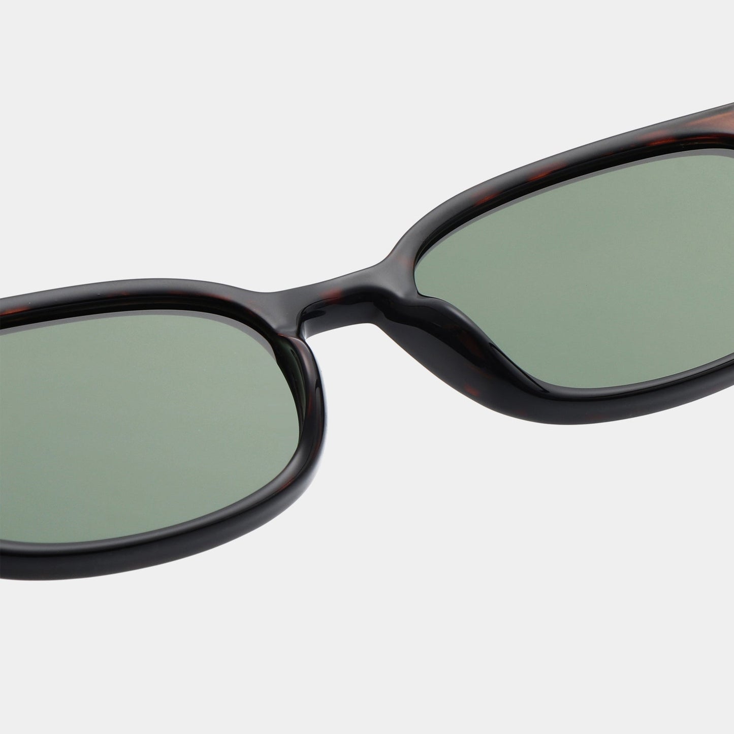 A.KJÆRBEDE CHARLIE Classic Rectangle Sunglasses - Demi Tortoise