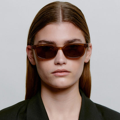 A.KJÆRBEDE CHARLIE Classic Rectangle Sunglasses - Smoke Transparent