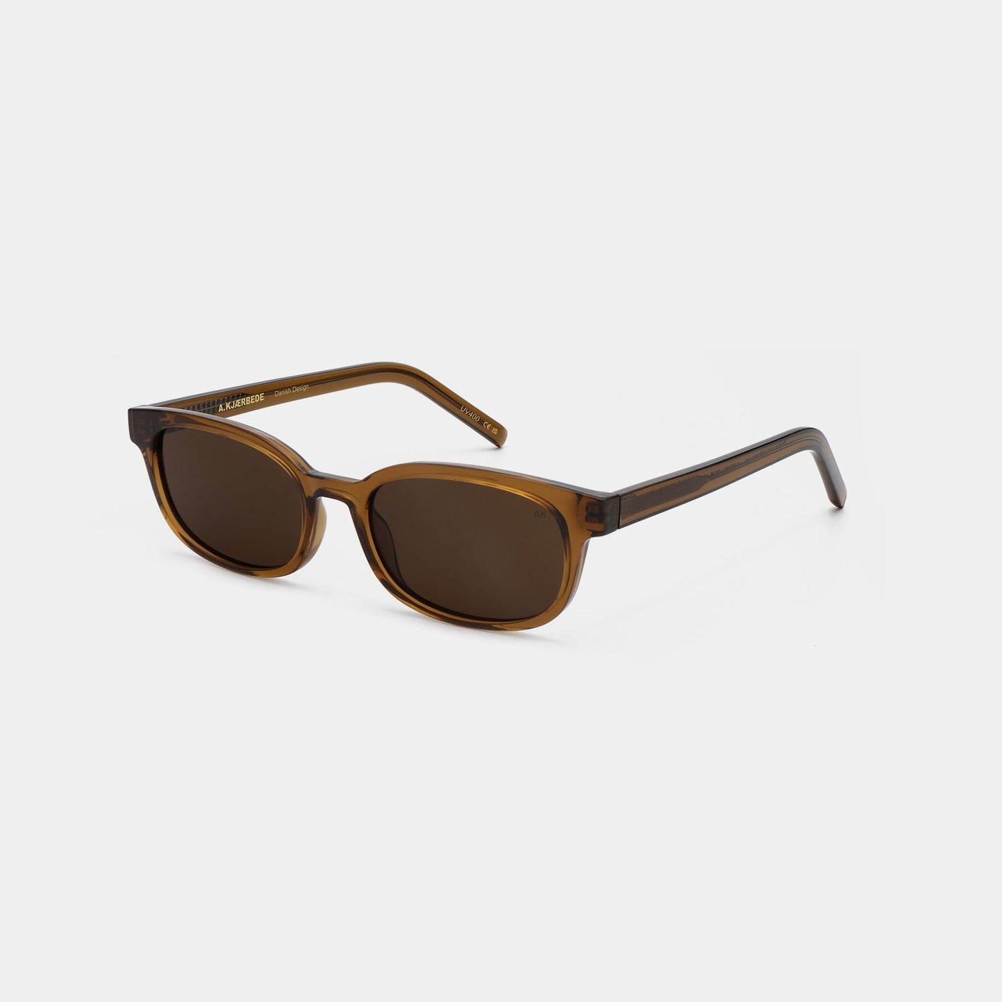 A.KJÆRBEDE CHARLIE Classic Rectangle Sunglasses - Smoke Transparent